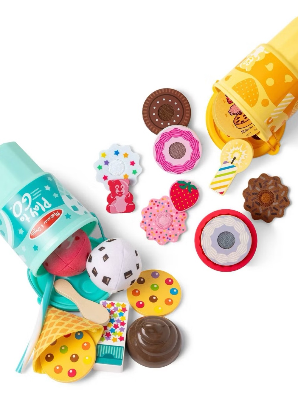Melissa & Doug Play to Go 2-Pack: Cake and Cookies And Ice Cream